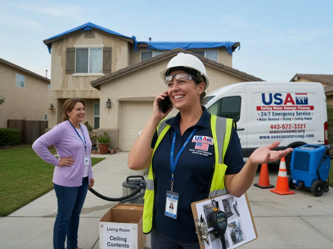 Ceiling Water Damage Restoration Powers, MI FAQs